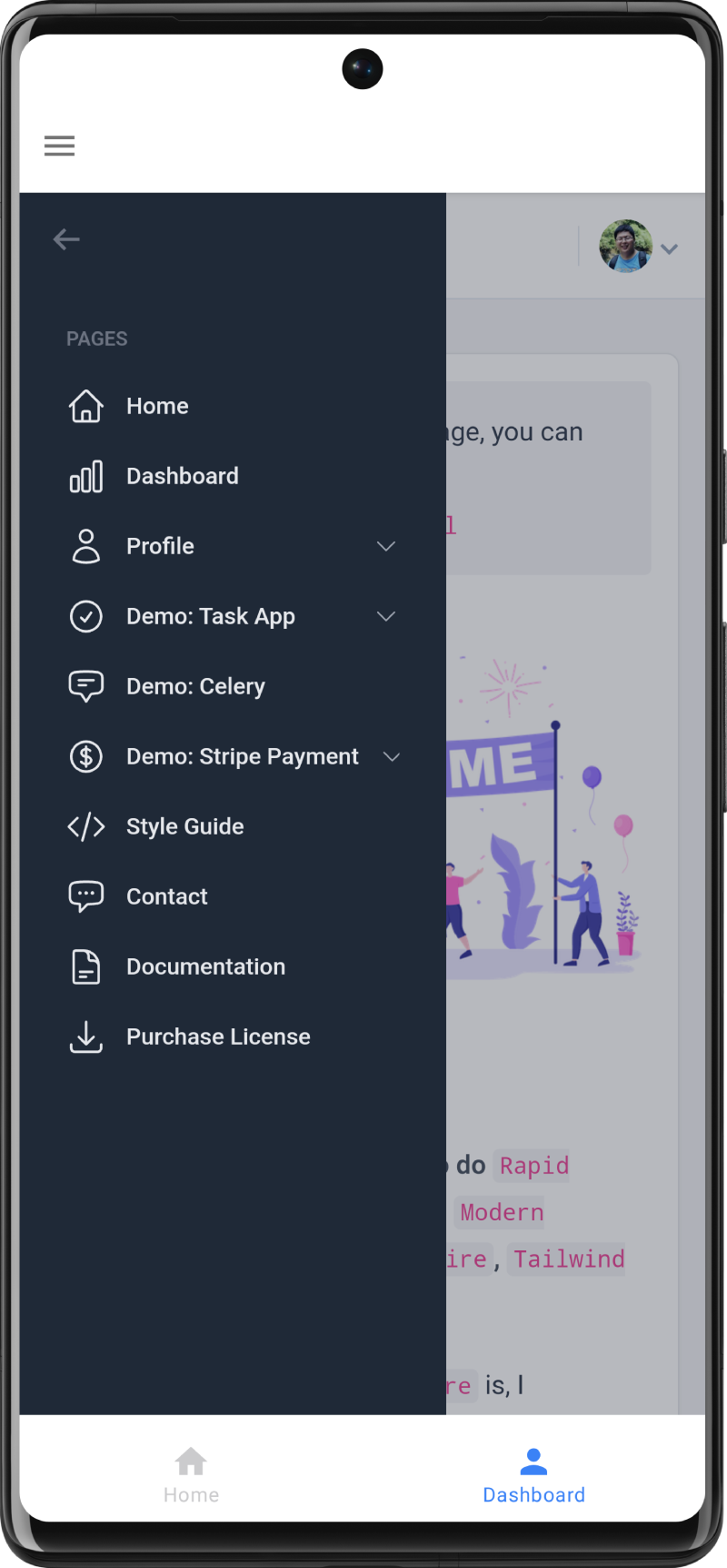 Android tabs navigation